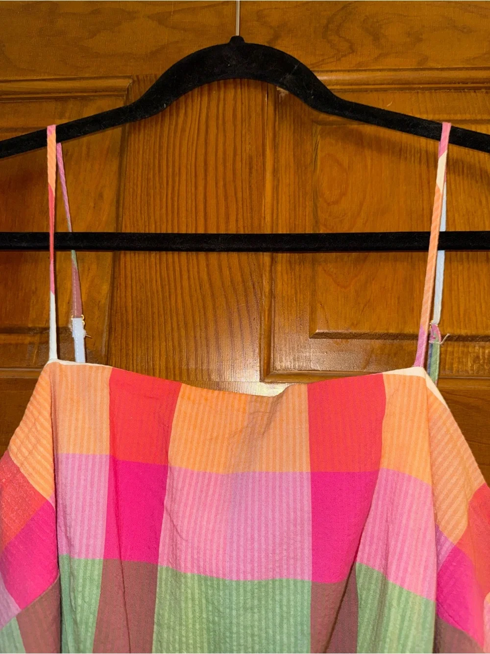 EUC Kate Spade x Target madras plaid midi dress w/tie belt worn 1x size medium - Picture 8 of 13